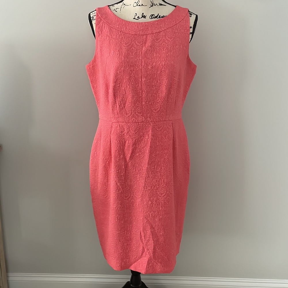 Pink Ann Taylor Pencil Dress
